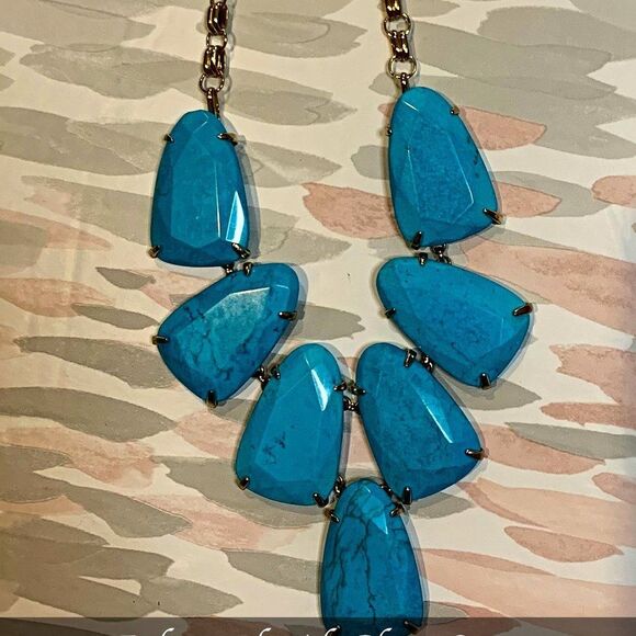 Kendra Scott Harlow Turquoise Necklace - Picture 7 of 8